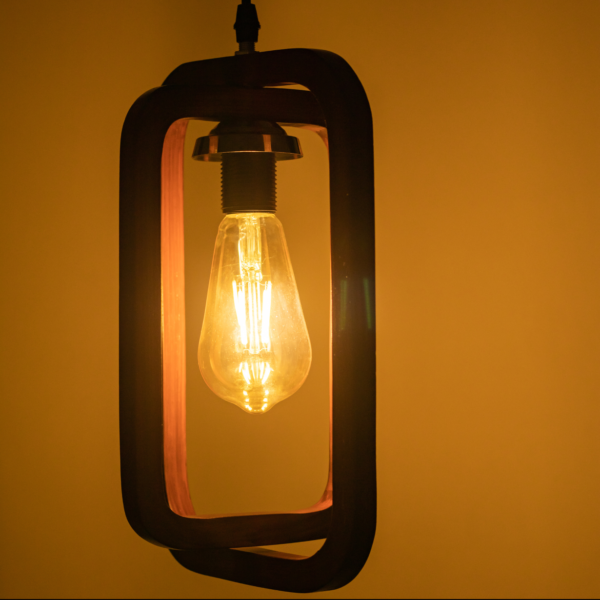 Blender Wooden Pendant Light