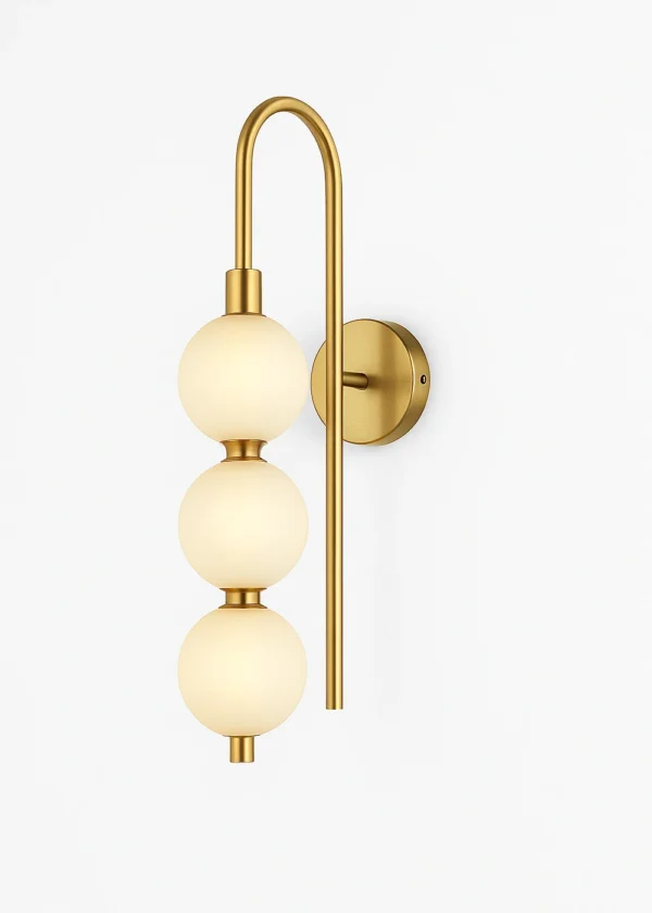 modern gold wall light