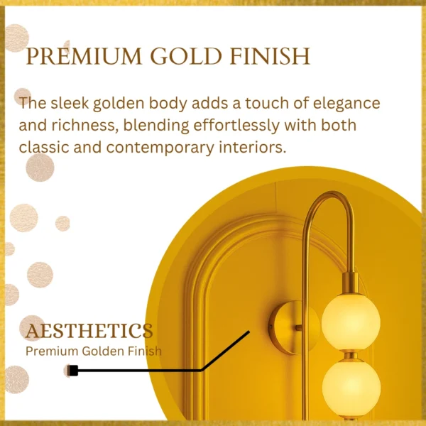 Modern Globe Sconce Wall Light - Image 4