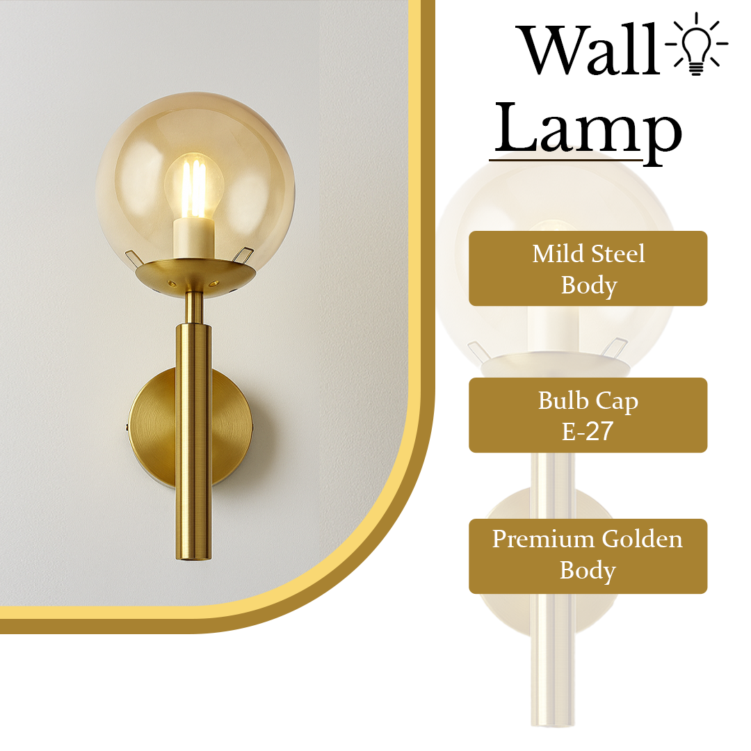 Moon Glass Ball Wall Lamp - Image 5