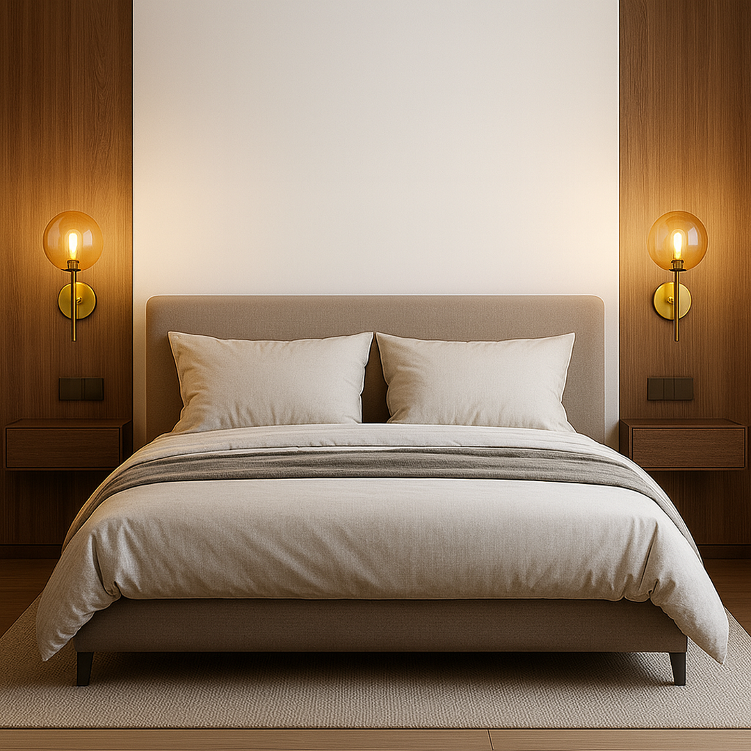 Moon Glass Ball Wall Lamp - Image 3